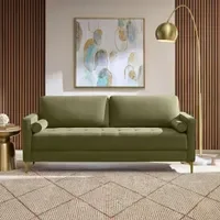 Goodwin Square Arm Velvet Rectangle Sofa