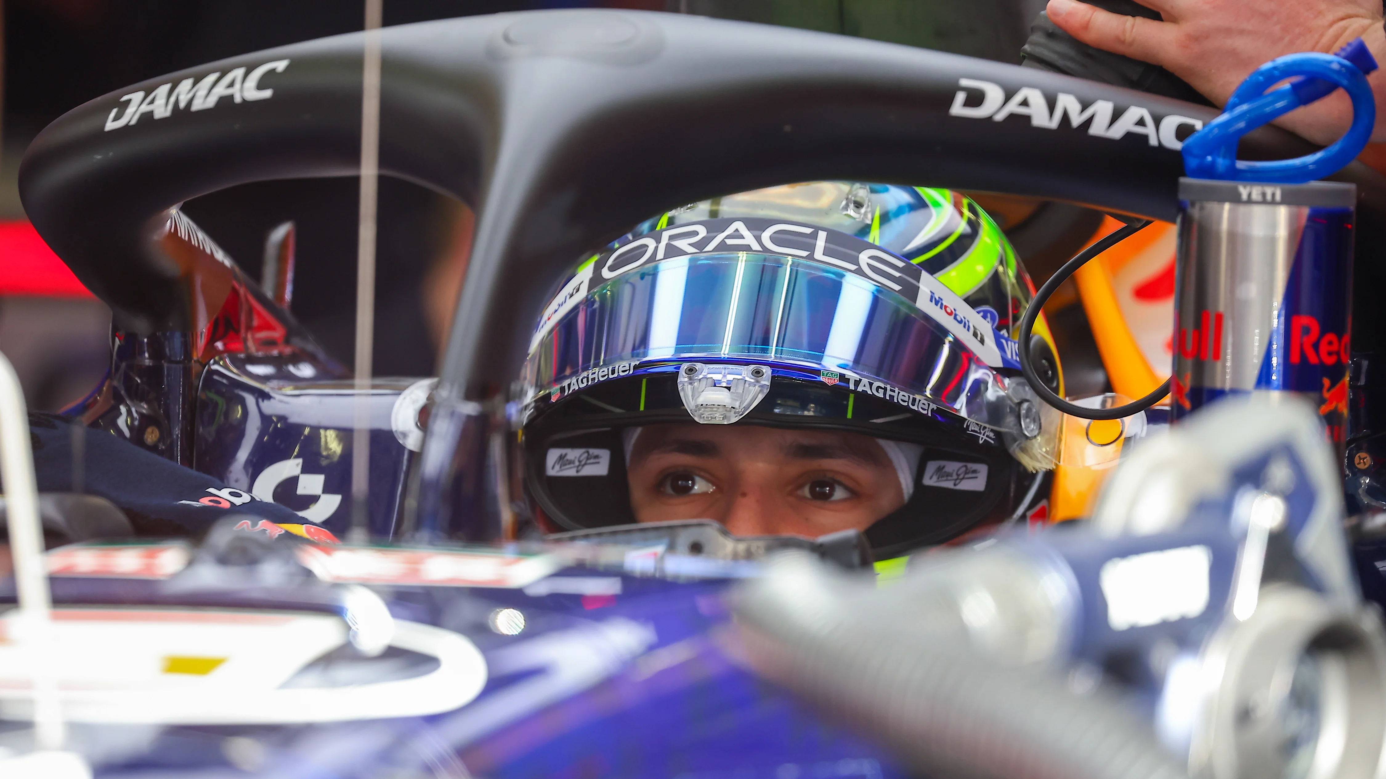 Isack Hadjar participates in the Formula 1 Aramco Pre-Season Testing 1 2026 in Sakhir, Bahrain