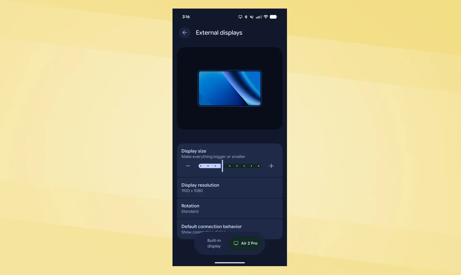 Pixel 10a desktop mode screenshot.