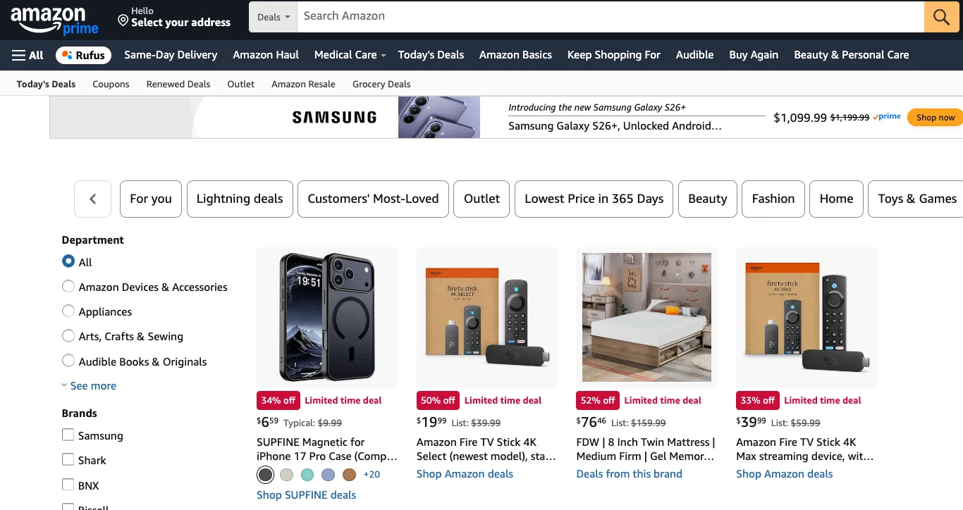 Amazon March 2026 outage.